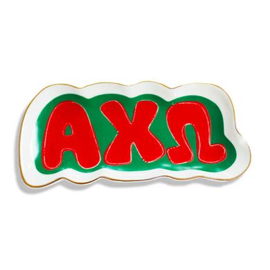 Bubble Letter Tray- Alpha Chi Omega
