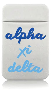 Stretchy Phone Wallet- Alpha Xi Delta