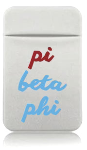 Stretchy Phone Wallet- Pi Beta Phi