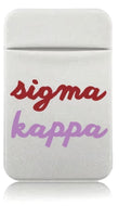 Stretchy Phone Wallet- Sigma Kappa