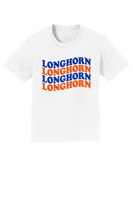 Camp Wavy Tee- Longhorn