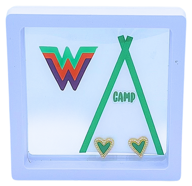 Camp Earrings- Waldemar Green