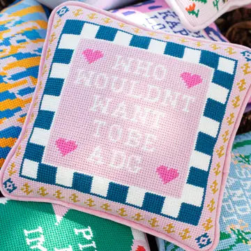 Sorority Needlepoint Pillow *Pre-Order*Delta Gamma