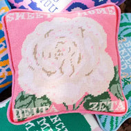 Sorority Needlepoint Pillow *Pre-Order*Delta Zeta
