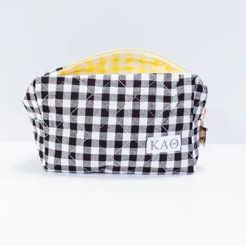 Quilted Gingham Bag- Kappa Alpha Theta