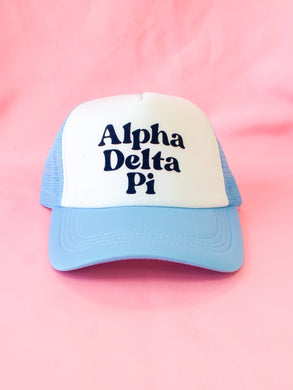 Sorority Traveler Trucker Hat- Alpha Delta Pi