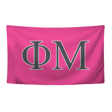 Greek Letter Flag- Phi Mu