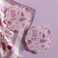 Toile Acrylic Coaster- Sigma Kappa