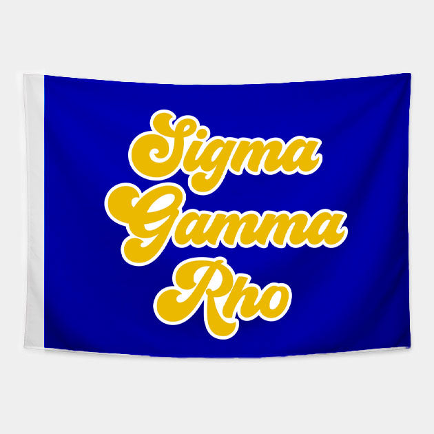 Retro Script Flag- Sigma Gamma Rho