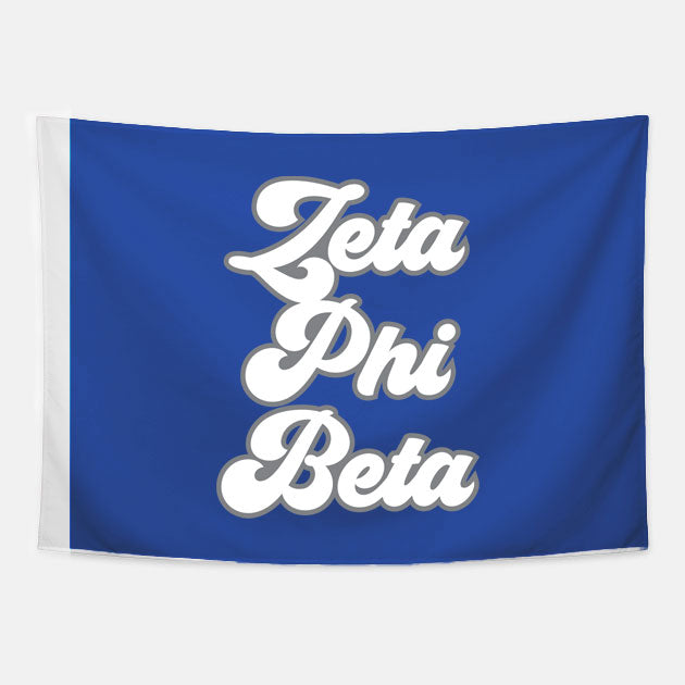 Retro Script Flag- Zeta Phi Beta