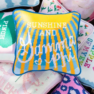 Sorority Needlepoint Pillow *Pre-Order*Gamma Phi Beta