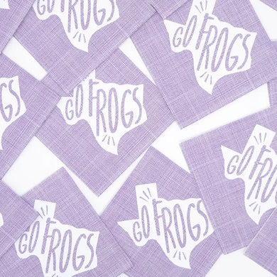 Go Frogs Purple Texas Napkins