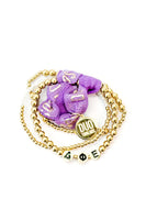 Everyday Gold Bracelet Stack- Delta Phi Epsilon
