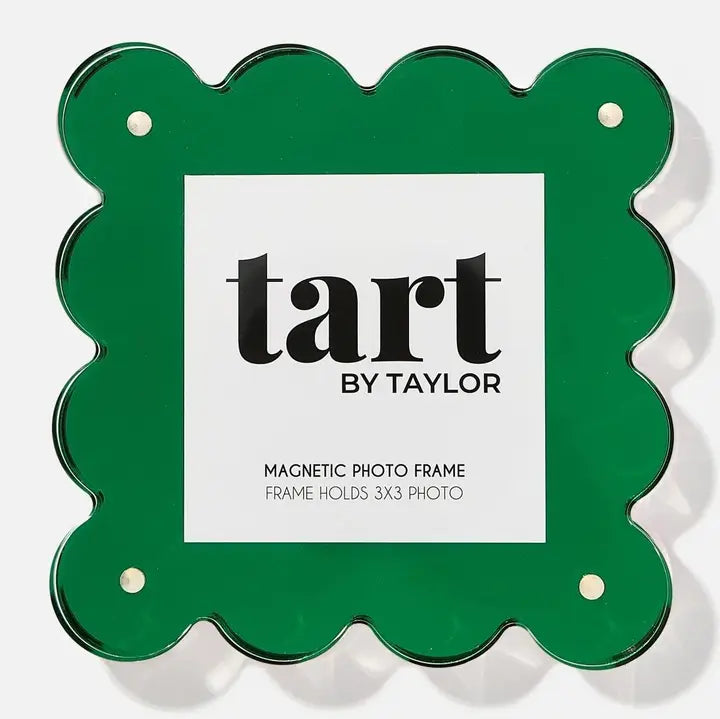 Mini Acrylic Picture Frame- Green Chrome