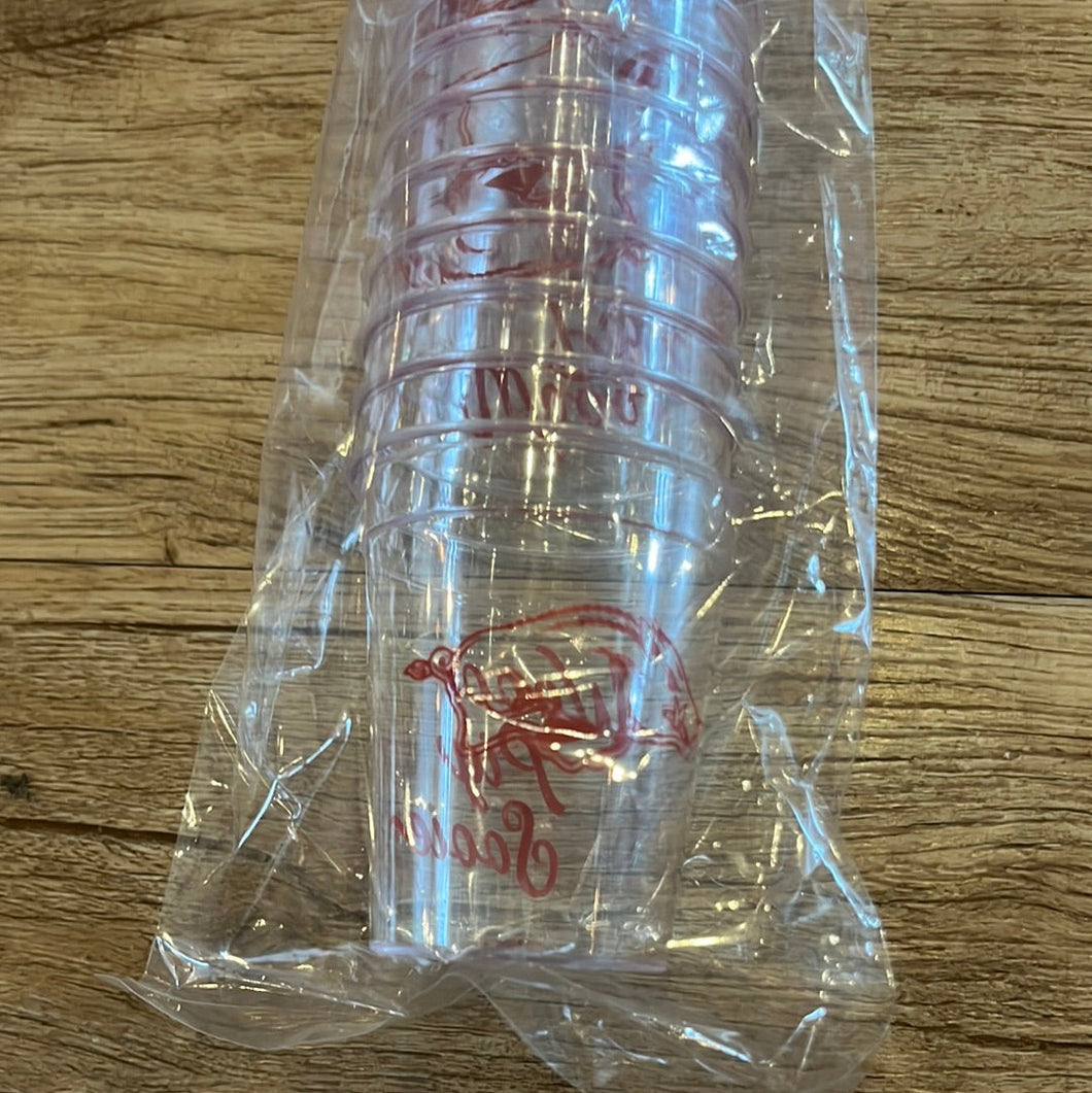 Arkansas shot glasses