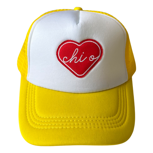 Whole Lotta Love Trucker Hat- Chi Omega