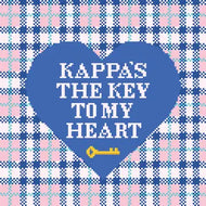 Sorority Needlepoint Pillow- Kappa Kappa Gamma