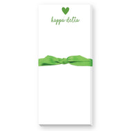Skinnie Heart Notepad- Kappa Delta