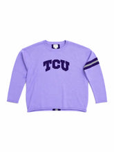 TCU Long-Sleeve Knit Lavender