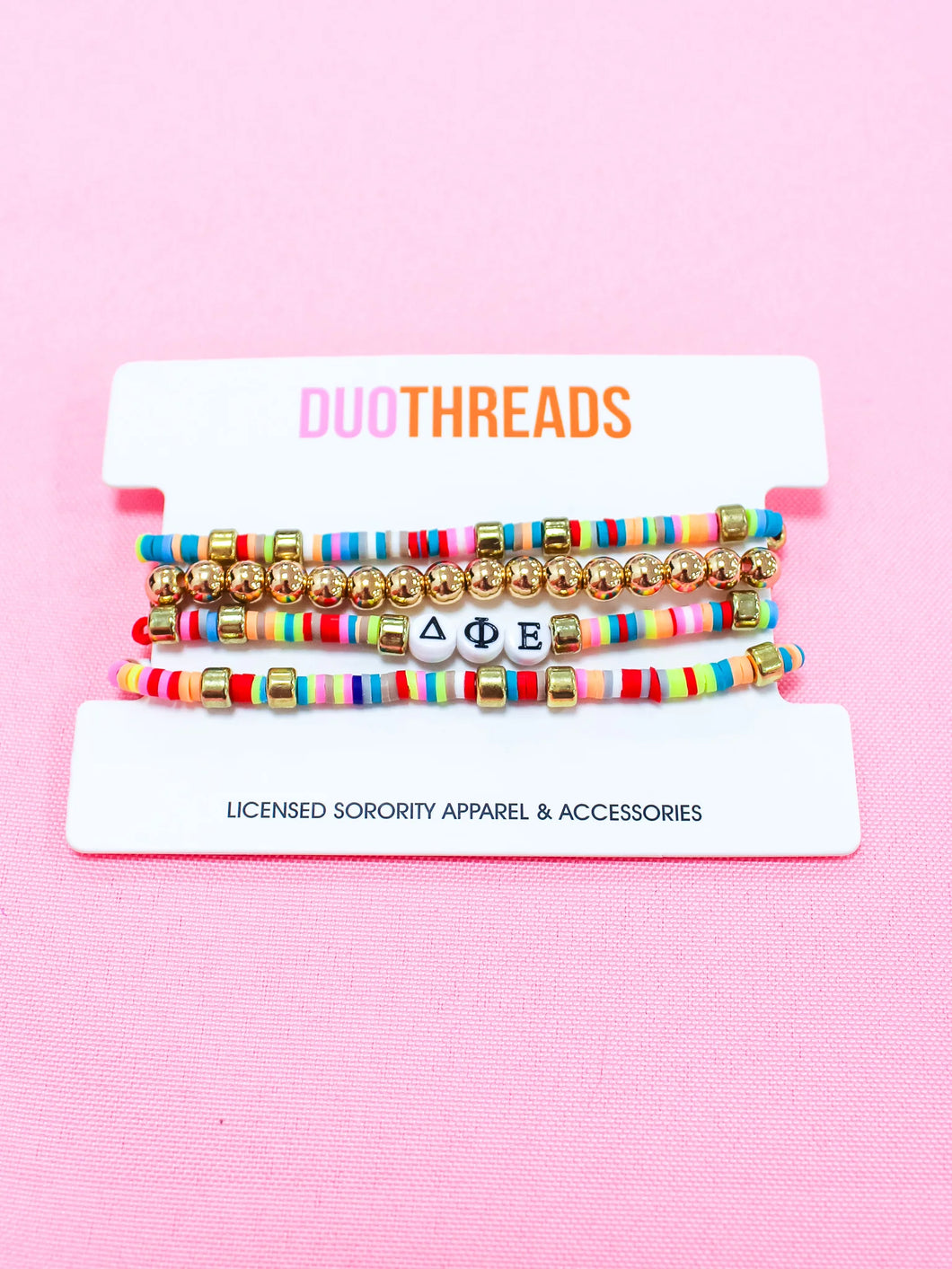 Miley Bracelet Stack- Delta Phi Epsilon