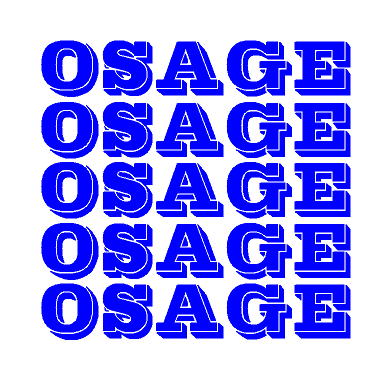 Multi-line Tribe Tee- Osage