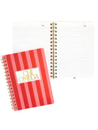 Striped Notebook- Chi Omega