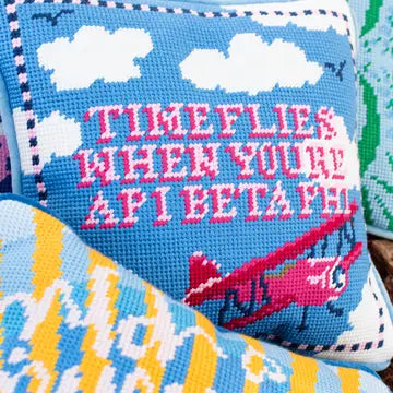 Sorority Needlepoint Pillow *Pre-Order*Pi Beta Phi