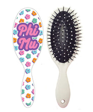 Floral Hairbrush- Phi Mu