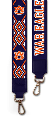 Two Inch Wide Printed Purse Strap-Auburn University