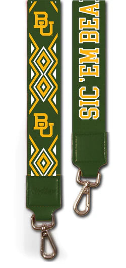 Two Inch Wide Printed Purse Strap-Baylor University