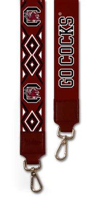 Two Inch Wide Printed Purse Strap-South Carolina University