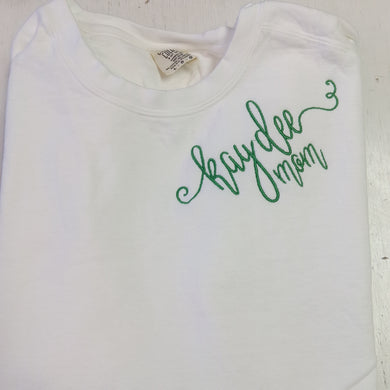 Script Monogram Tshirt- Kappa Delta Mom