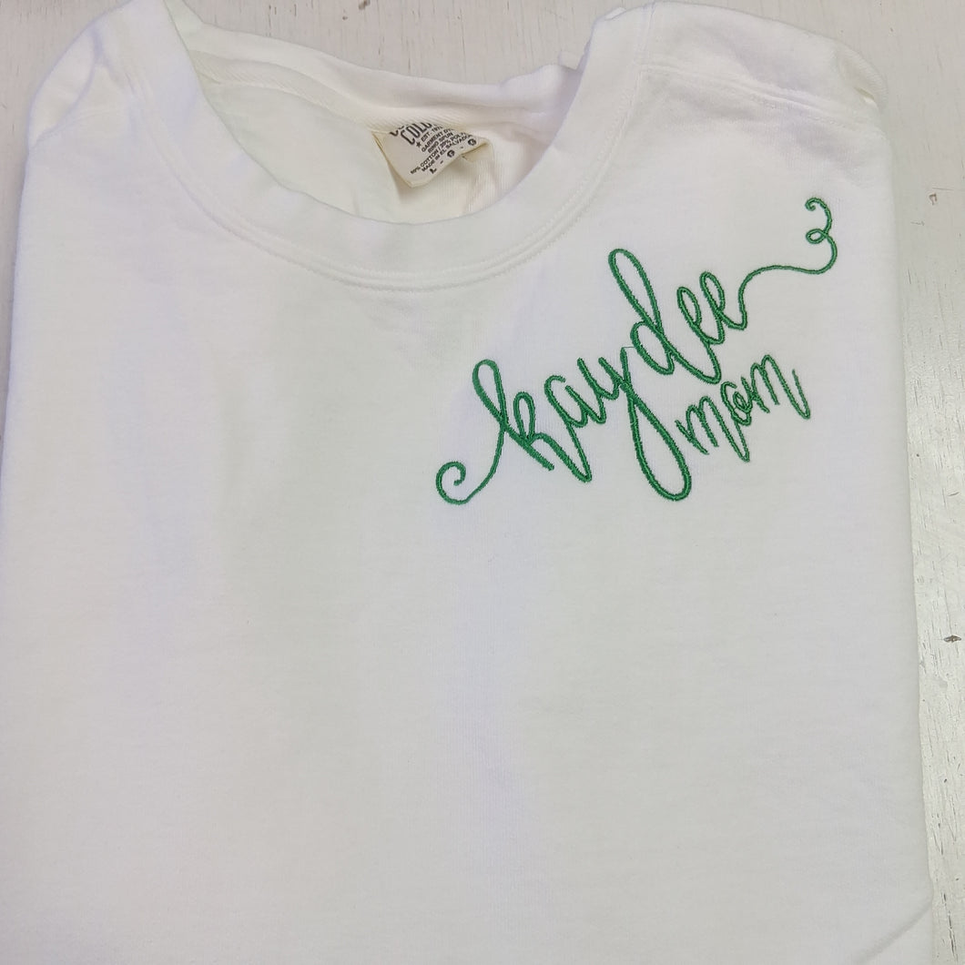 Script Monogram Tshirt- Kappa Delta Mom