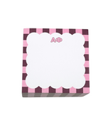 Scalloped Note Cube- Alpha Phi