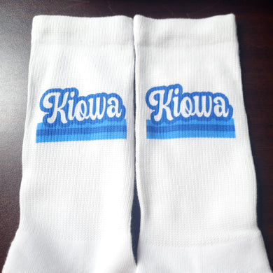 Retro Stripe Socks- Kiowa