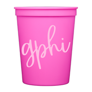 Colored Cups- Gamma Phi Beta