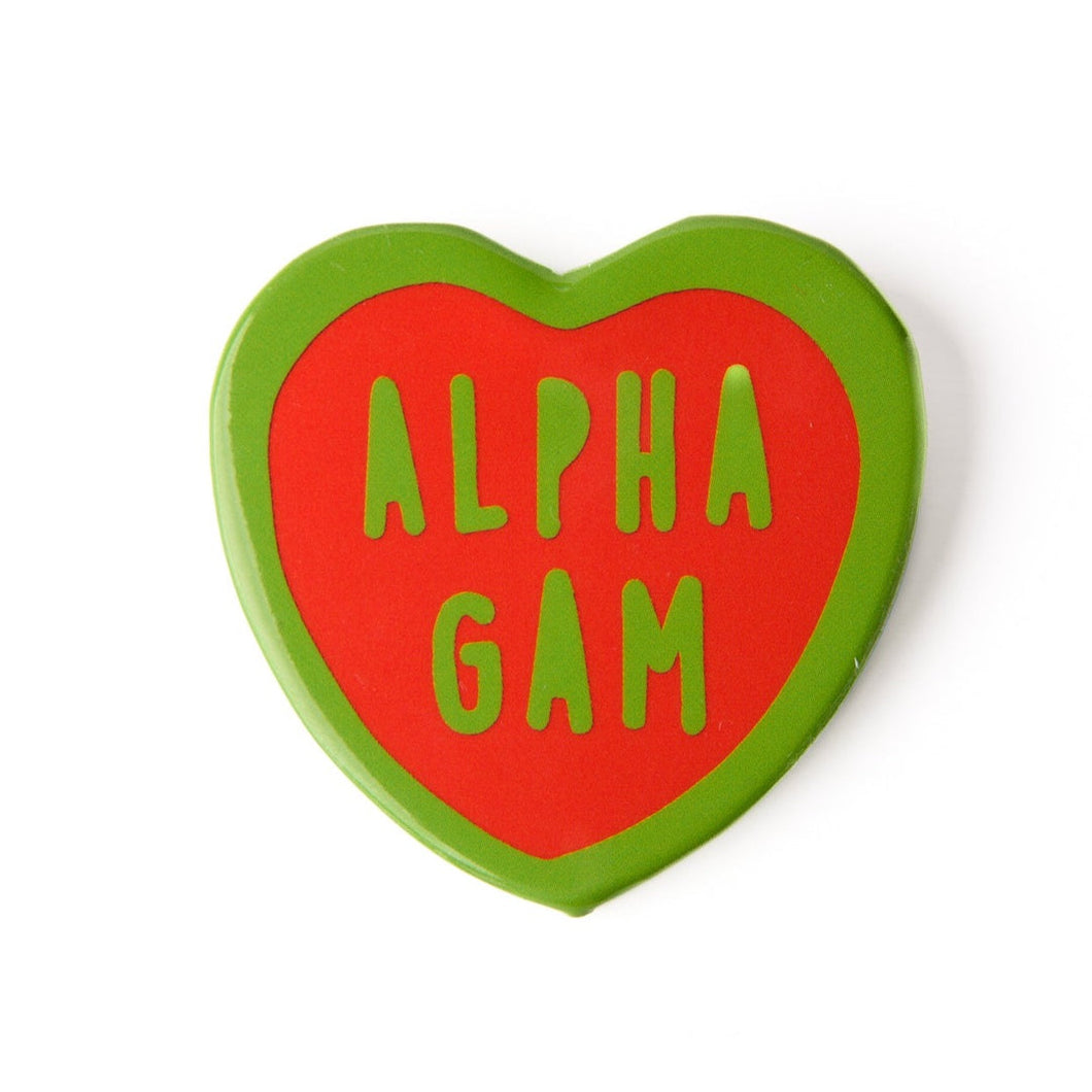 Sweetheart Button- Alpha Gamma Delta