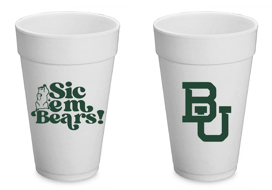 20oz Cups- Baylor