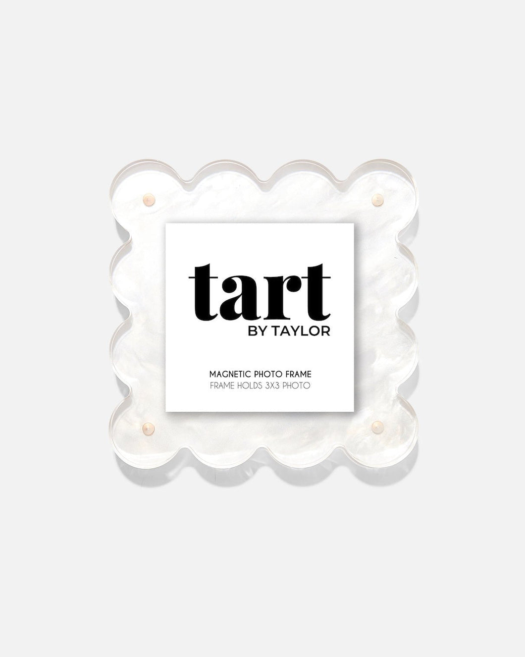 Mini Acrylic Picture Frame- Pearl