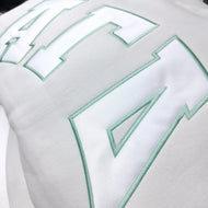 Mock Neck Twill Sweatshirt- Alpha Gamma Delta