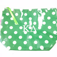 Coated Cosmetic Bag- Kappa Delta