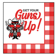 Plaid Napkins- Texas Tech