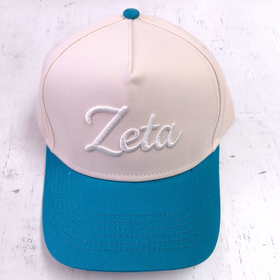 3D Embroidered Hat- Zeta Tau Alpha