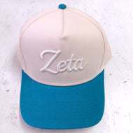 3D Embroidered Hat- Zeta Tau Alpha