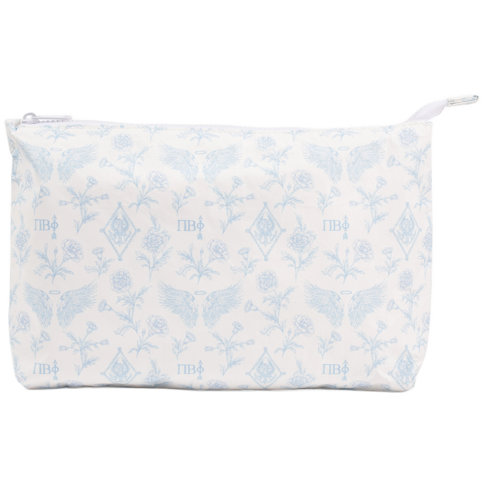 Medium Toile Tyvek Bag- Pi Beta Phi