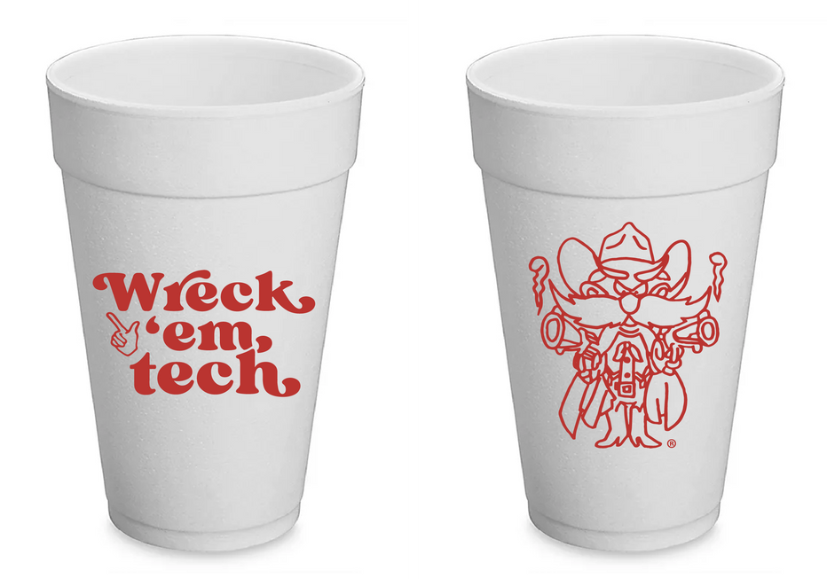 20oz Cups- Texas Tech