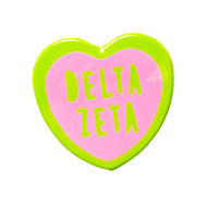 Sweetheart Button- Delta Zeta