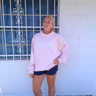 French Terry Mock Neck- Delta Zeta