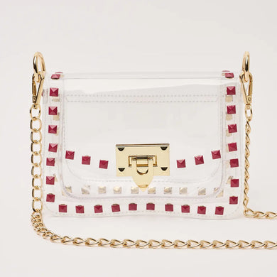 The Jackie Handbag- Maroon