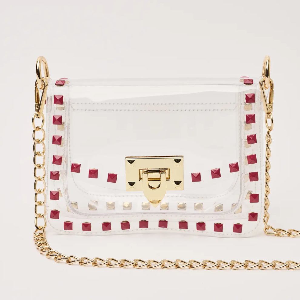 The Jackie Handbag- Maroon